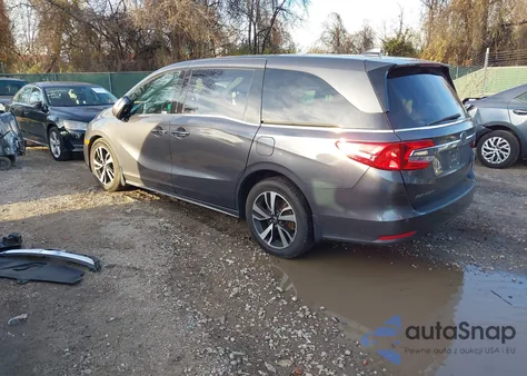 2019 Honda Odyssey Elite z USA, uszkodzony, nr VIN 5FNRL6H98KB093181